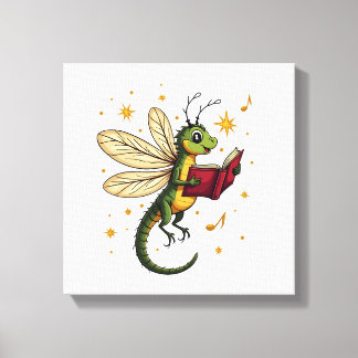 Caroling Dragonfly Canvastryck
