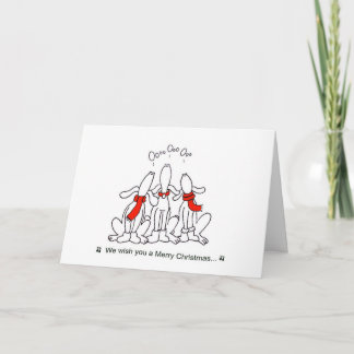 caroling-hund-jul-kort helgkort