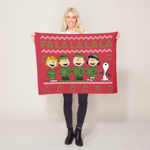 Caroling jul Sweater Graphic Fleecefilt
