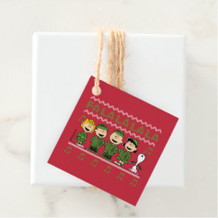 Caroling jul Sweater Graphic Gåvor Etiketter