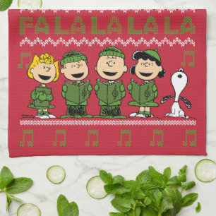 Caroling jul Sweater Graphic Kökshandduk