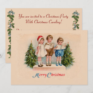 Caroling Kids Julfest-inbjudan Inbjudningar