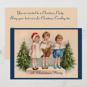 Caroling Kids Julfest-inbjudan Inbjudningar