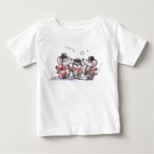 Caroling Mic, Mac & Moe Småbarn Shirt