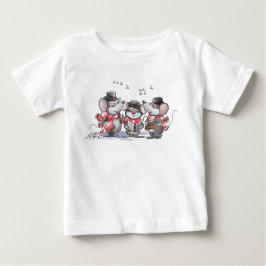 Caroling Mic, Mac & Moe Småbarn Shirt T-shirt