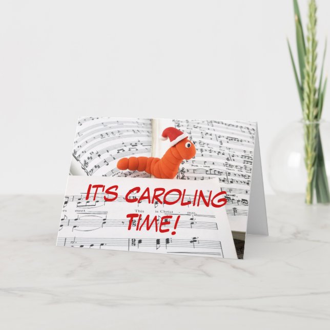Caroling Time Helgkort (Framsida)