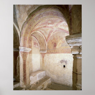 Carolingiska frescoes in inner crypt poster