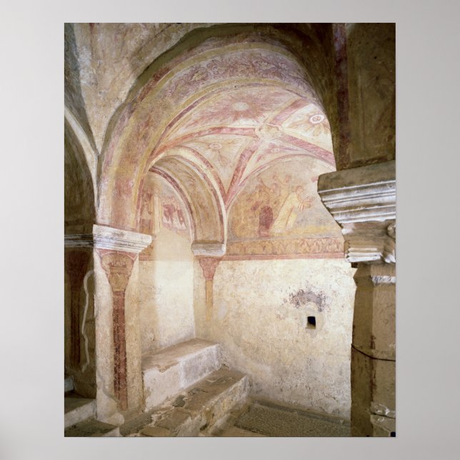 Carolingiska frescoes in inner crypt poster (Framsidan)