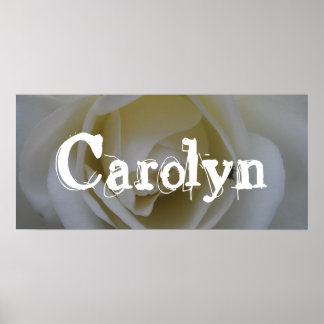 Carolyn Vit ros Bedroom Door Banner Poster