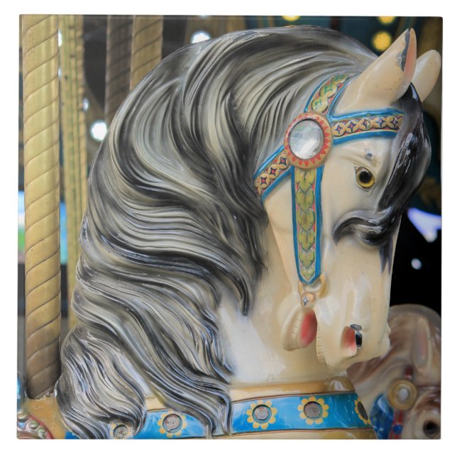 Carousal Horse 1 Kakelplatta (Framsidan)