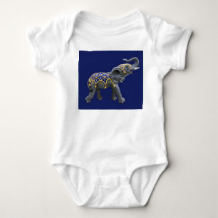 Carousel Animal Elephant Photo Baby Shirt T