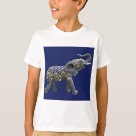Carousel Animal Elephant Photo Barn Tee