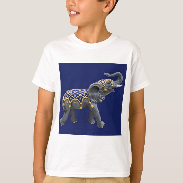 Carousel Animal Elephant Photo Barn Tee (Framsida)