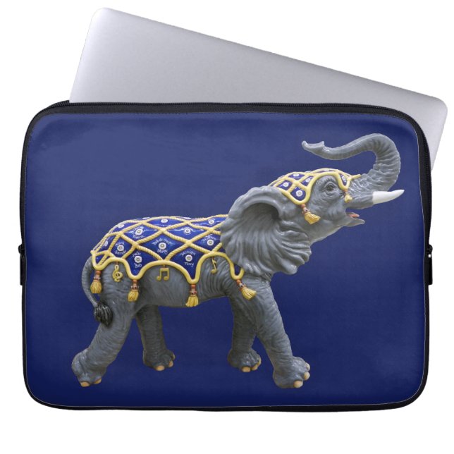 Carousel Animal Elephant Photo Laptop sleeve (Framsidan)