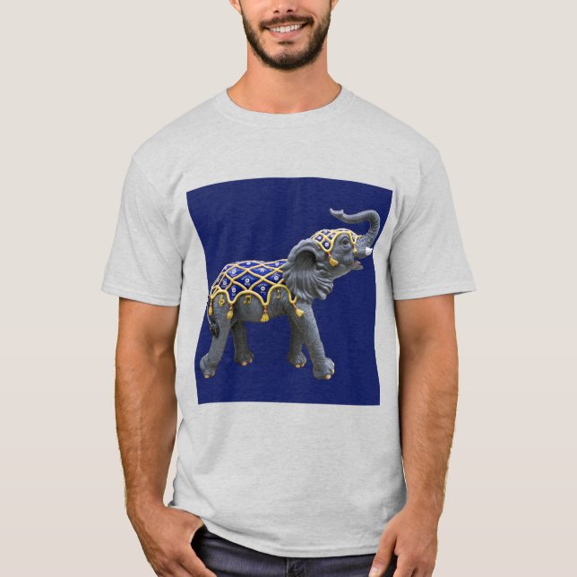 Carousel Animal Elephant Photo T-Shirt (Framsida)