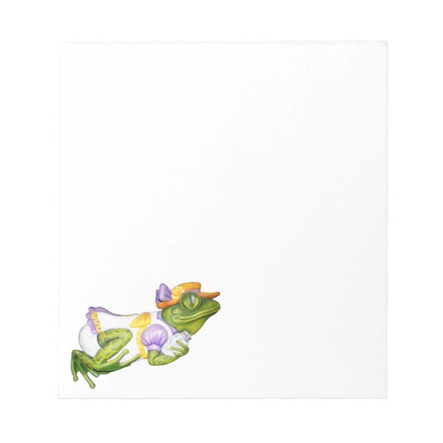 Carousel Animal Frog Photo Note Pad Anteckningsblock (Framsida)