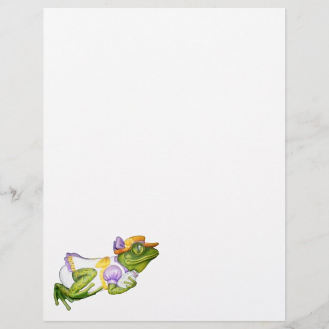 Carousel Animal Frog Photo Note Pad Brevhuvud (Framsida)