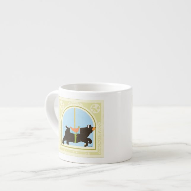 Carousel Bear by June Erica Vess Espressomugg (Framsida vänster)