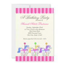 Carousel Birthday Rosa