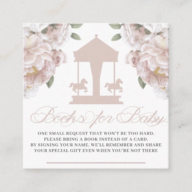 Carousel Bokar för Baby Tilläggskort (Framsida)