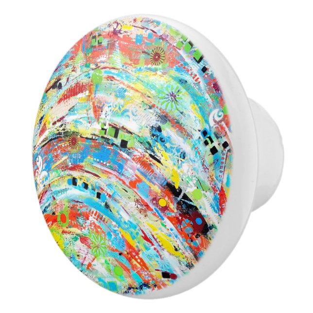 Carousel Ceramic Knob Knopp (Höger)