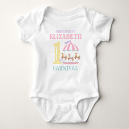 Carousel Circus Carnival Birthday Pastel T Shirt