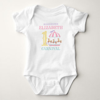 Carousel Circus Carnival Birthday Pastel T Shirt