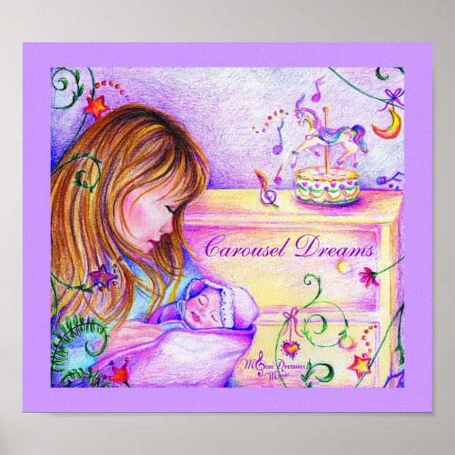 Carousel Dreams 11,09 x 10 tum Value Poster (proje (Framsidan)