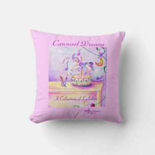 Carousel Dreams Dekorativ kudde Rosa