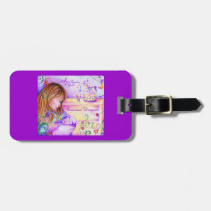 Carousel Dreams Luggage Tag med läderband Bagagebricka