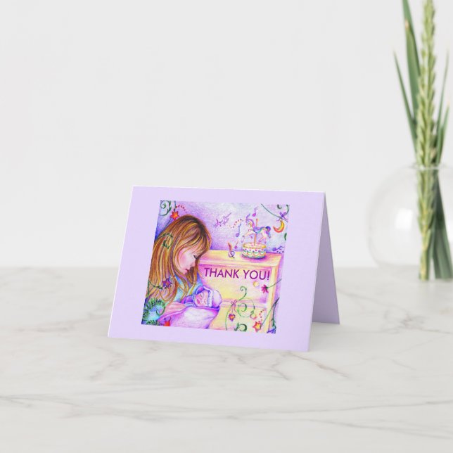 Carousel Dreams Tack för Blank Notecards (Framsida)