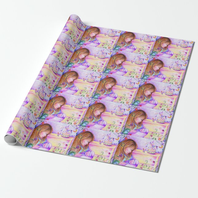 Carousel Dreams Wrapping Papper Presentpapper (Utrullad)