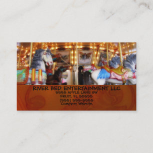 Carousel Entertainment Visitkort