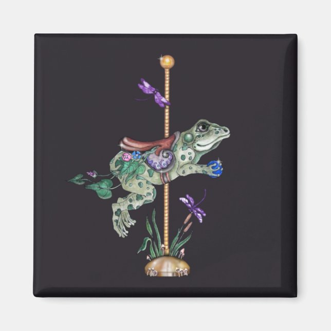 Carousel Frog Magnet (Framsidan)