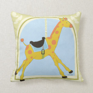 Carousel Giraffe från juni Erica Vess Kudde