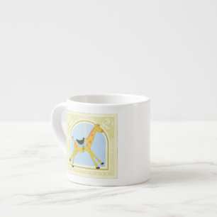 Carousel Giraffe, juni Erica Vess Espressomugg