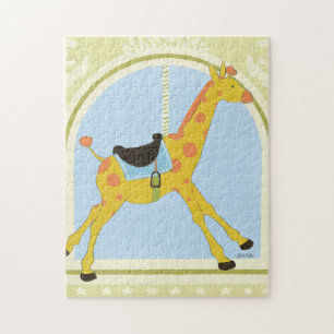 Carousel Giraffe, juni Erica Vess Pussel