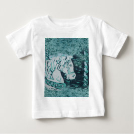 Carousel Horse Aquamarine Tee