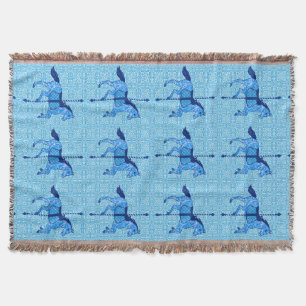 Carousel Horse - Cobalt and Himlar Blue Filt