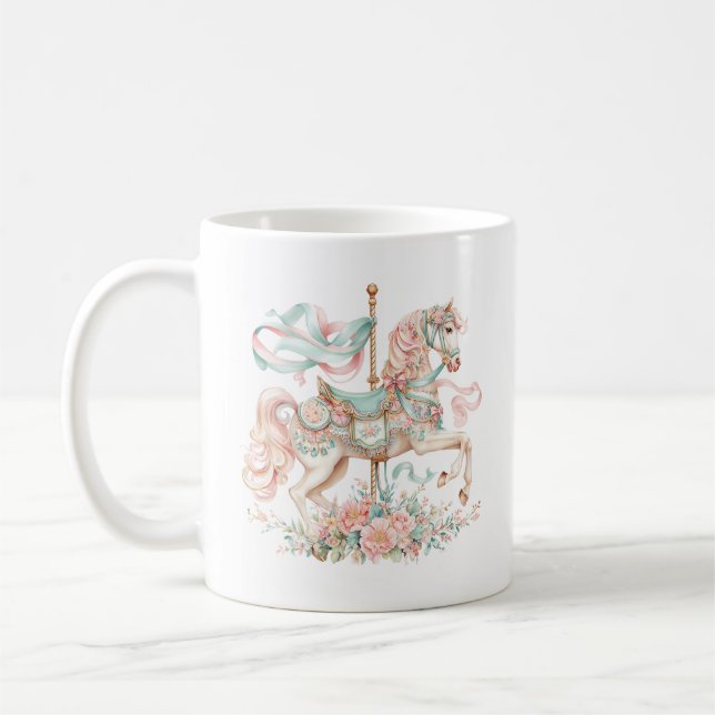 Carousel Horse Coffee Mug Kaffemugg (Vänster)