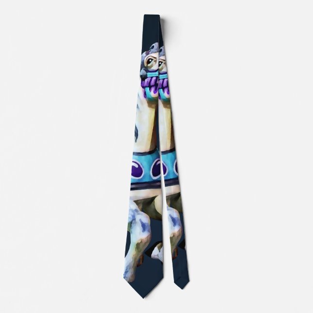 Carousel Horse Drapped in Lavender and Blue Slips (Framsida)