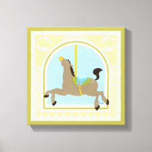 Carousel Horse från juni Erica Vess Canvastryck