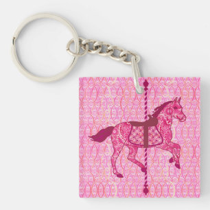 Carousel Horse - Fuchsia Rosa