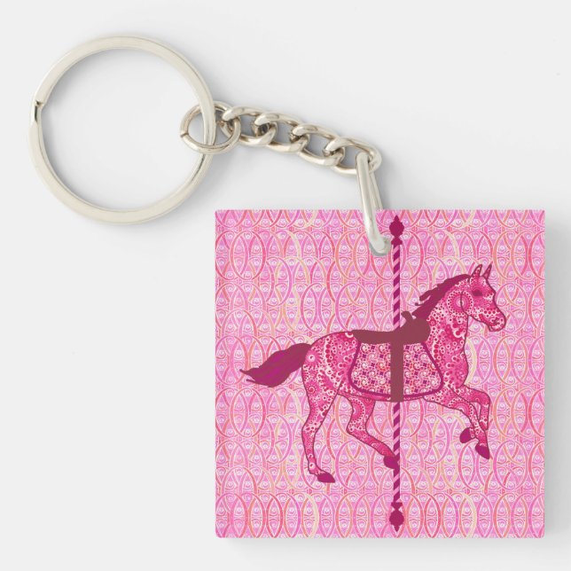 Carousel Horse - Fuchsia Rosa (Framsidan)