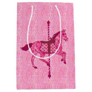 Carousel Horse - Fuchsia Rosa