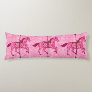 Carousel Horse - Fuchsia Rosa Kroppskudde