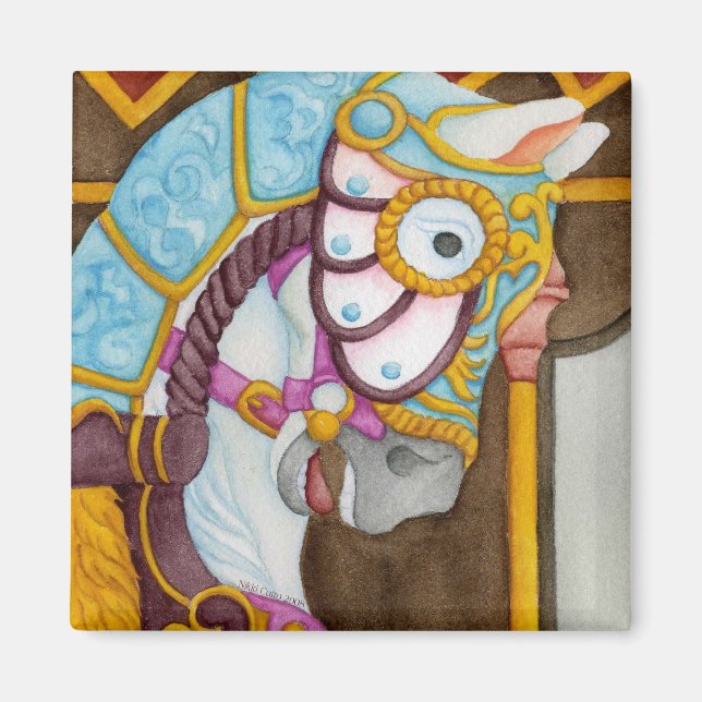 Carousel Horse Magnet (Framsidan)