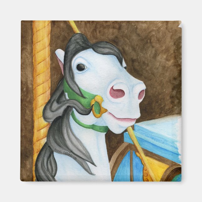 Carousel Horse Magnet (Framsidan)