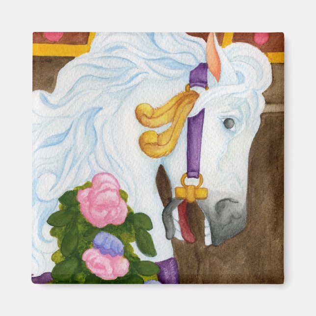 Carousel Horse Magnet (Framsidan)
