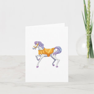 Carousel Horse Note Cards Kort